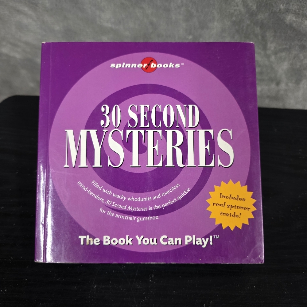 30 Second Mysteries - Fun Spinner Interactive Book